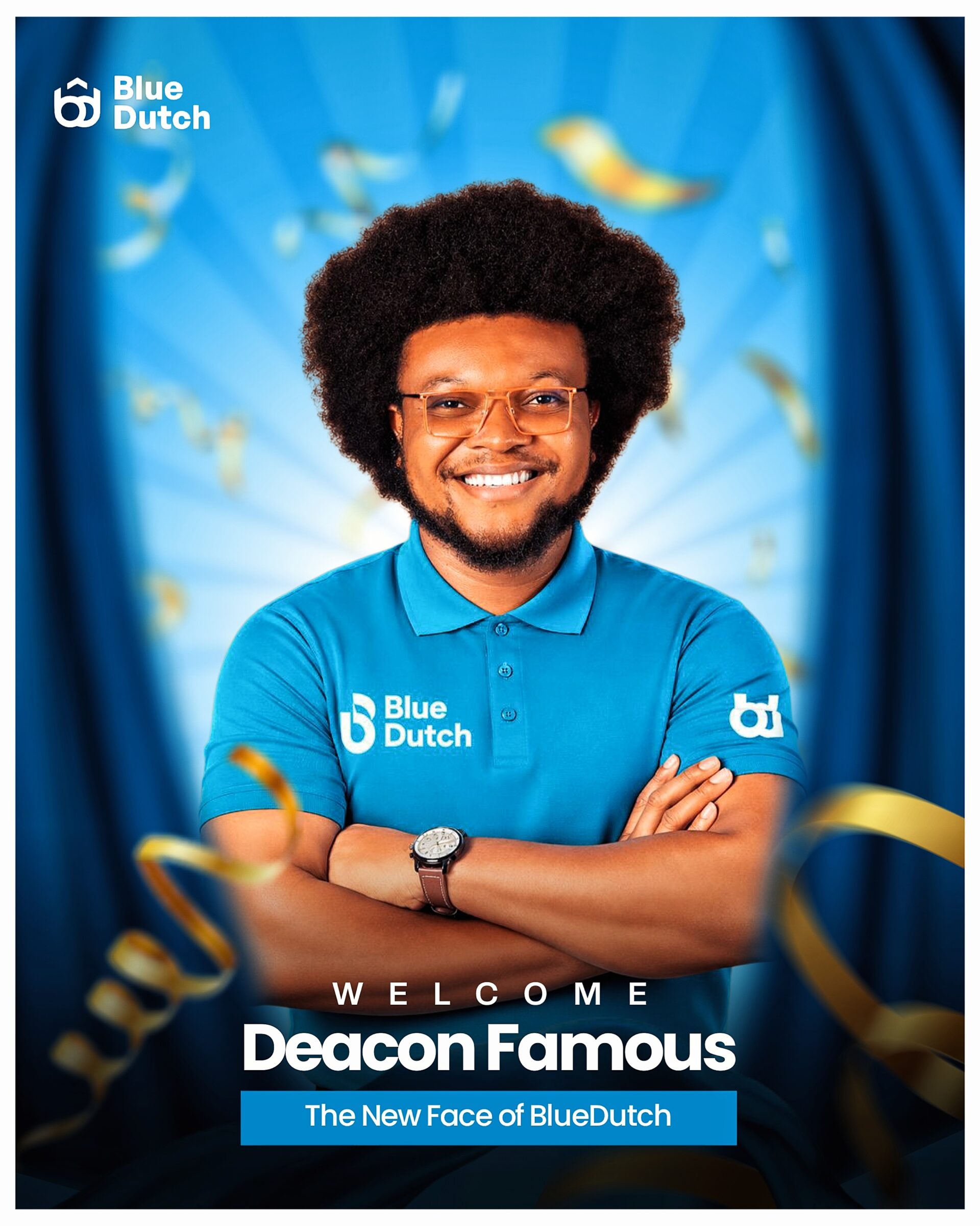Deacon Famous unveiled as BlueDutch's Brand Ambassador